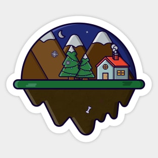 Skycabin Island - Icon Sticker
